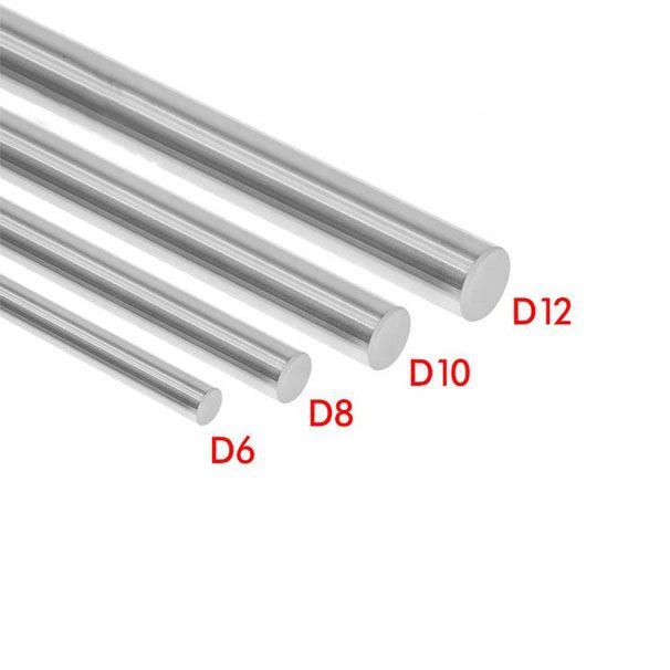 Nosiva čelična osovina osovine osi  8 mm Linearno vodeće vratilo