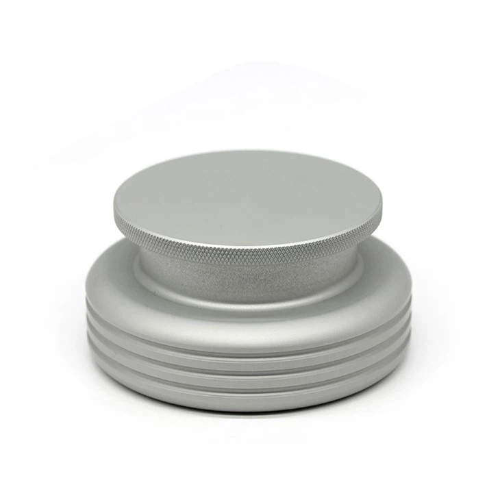 Black Silver Laser Engraving Logo Aluminum Turntable Weight